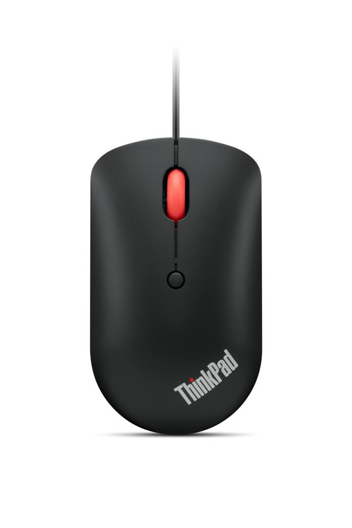 Mouse LENOVO ThinkPad USB-C Wired Compact Mouse, 2400 dpi, Negru - imaginea 7