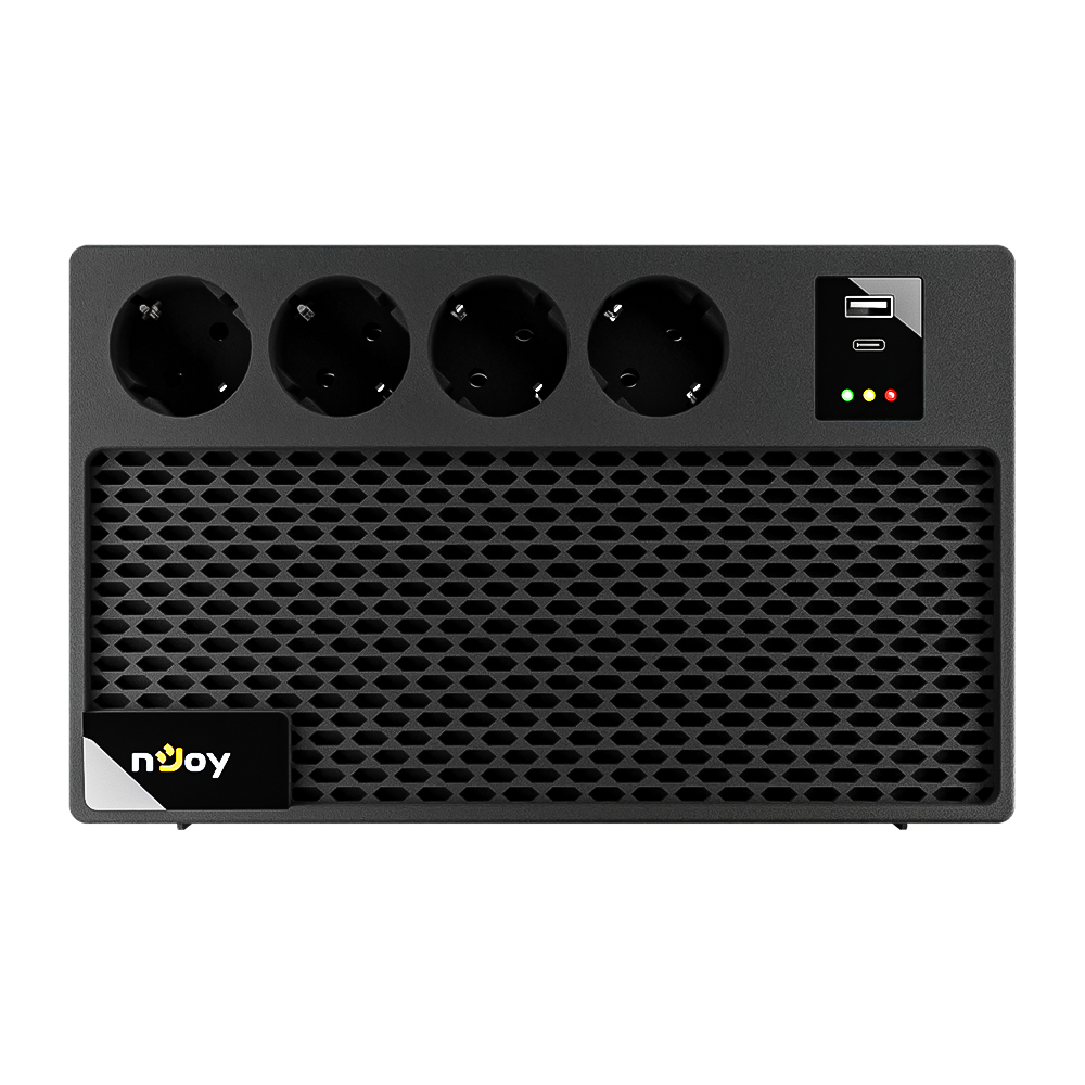 UPS nJoy Renton 650 Plus, 360W, USB, Tower - imaginea 2