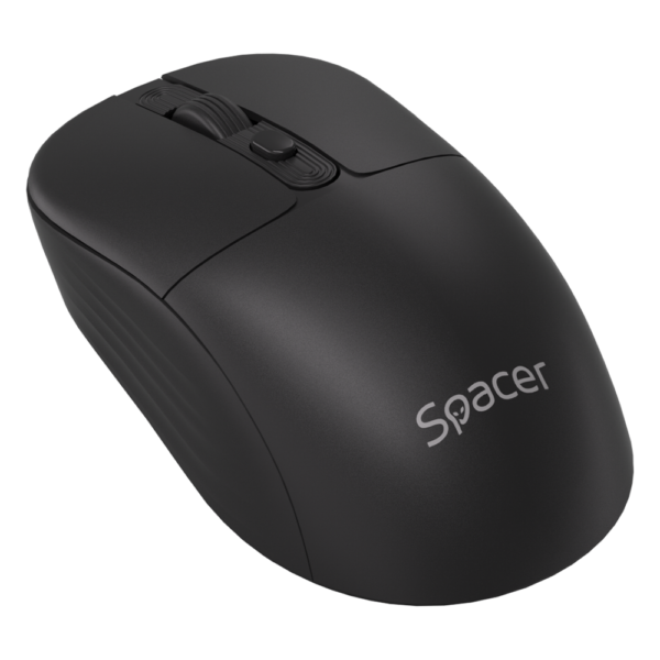 Mouse Wireless SPACER SPMO-WS03-BT, 1600 dpi, Negru - imaginea 2