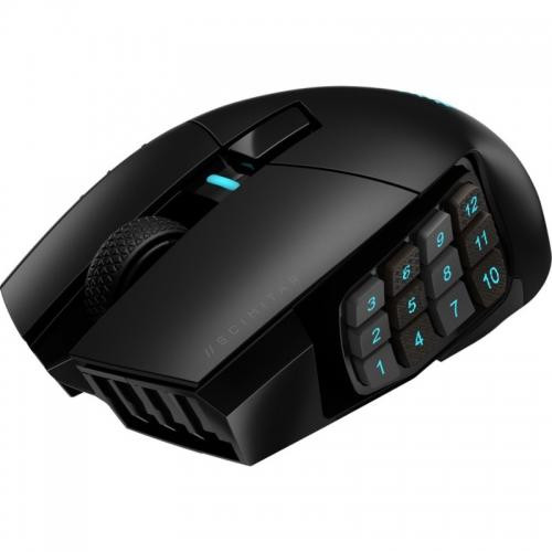 Mouse Gaming Wireless Corsair SCIMITAR ELITE WIRELESS, 26000 DPI, negru - imaginea 3