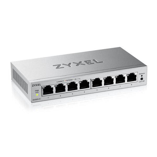 ZYXEL GS1200v3 8-Port GbE Web Managed Switch - imaginea 2