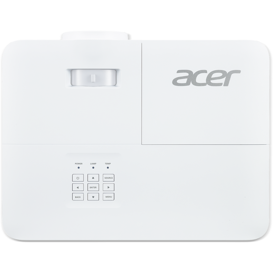 Videoproiector Acer X1827, 4K 3840* 2160, 4.000 lumeni, 16:9/ 4:3, 10.000:1, dimensiune maxima imagine, distanta maxima de proiectie 10 m, boxa 10W, lampa 5.000 ore/ 12.000 ore ecomode, 26 dB, 3.1 kg, D-sub, 2* HDMI, PC audio in/ out, DC Out (5V/1.5A, USB Type A), SPDIF Audio (Optical), RS232, cablu - imaginea 1