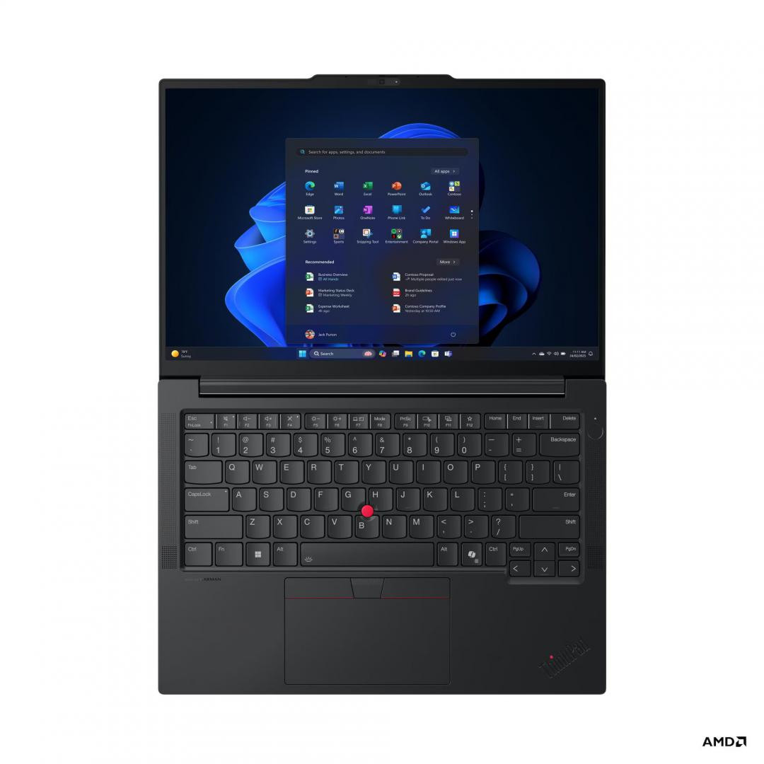 Laptop Business Lenovo ThinkPad E14 Gen 7, cu procesor AMD Ryzen 7 250, 14'' IPS, 16 GB DDR5, 512 GB, AMD Radeon 780M, Windows 11 Pro, 3 ani Garantie - imaginea 7