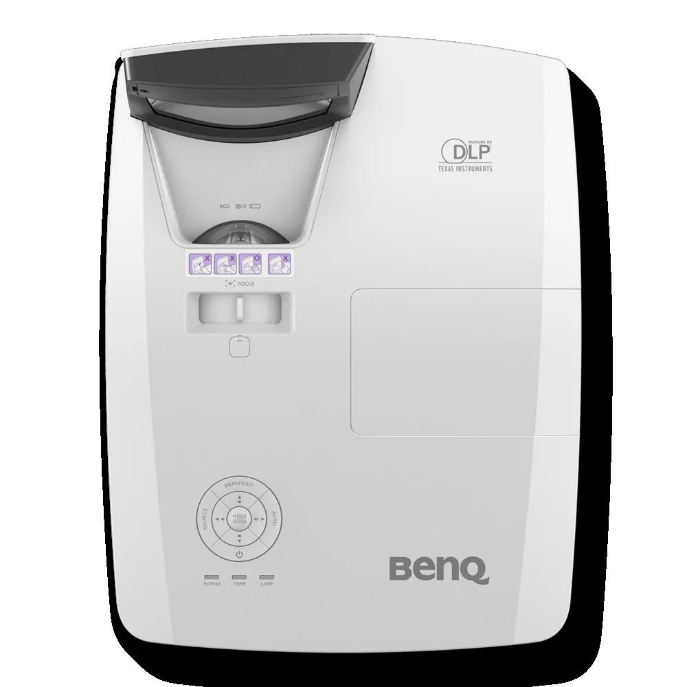 Videoproiector BenQ MH856UST+, FHD 1920* 1080, up to WUXGA 1920*1200, 16:9, 10.000:1, lampa 5.000 ore/ 12.000 ore ecomode, 2* D-sub, Composite Video in (RCA), 2* HDMI, LAN (RJ45), USB Type A, USB Type B service, USB Type Mini B-1(PointWrite), RS232 in (DB-9pin), boxe 2* 10W, audio in/ out - imaginea 3
