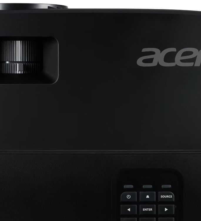 Videoproiector Acer X1229, XGA 1024* 768, up to WUXGA 1920*1200, 4.800 lumeni, 4:3/ 16:9, 20.000:1, dimensiune maxima imagine 300'', distanta maxima de proiectie 12m, boxa 3W, lampa 5.000 ore/ 20.000 ore ExtremEco, 2.4 kg, D-sub, composite video, 2*HDMI, PC audio in/ out, DC Out (5V/1.5A, USB Type - imaginea 1