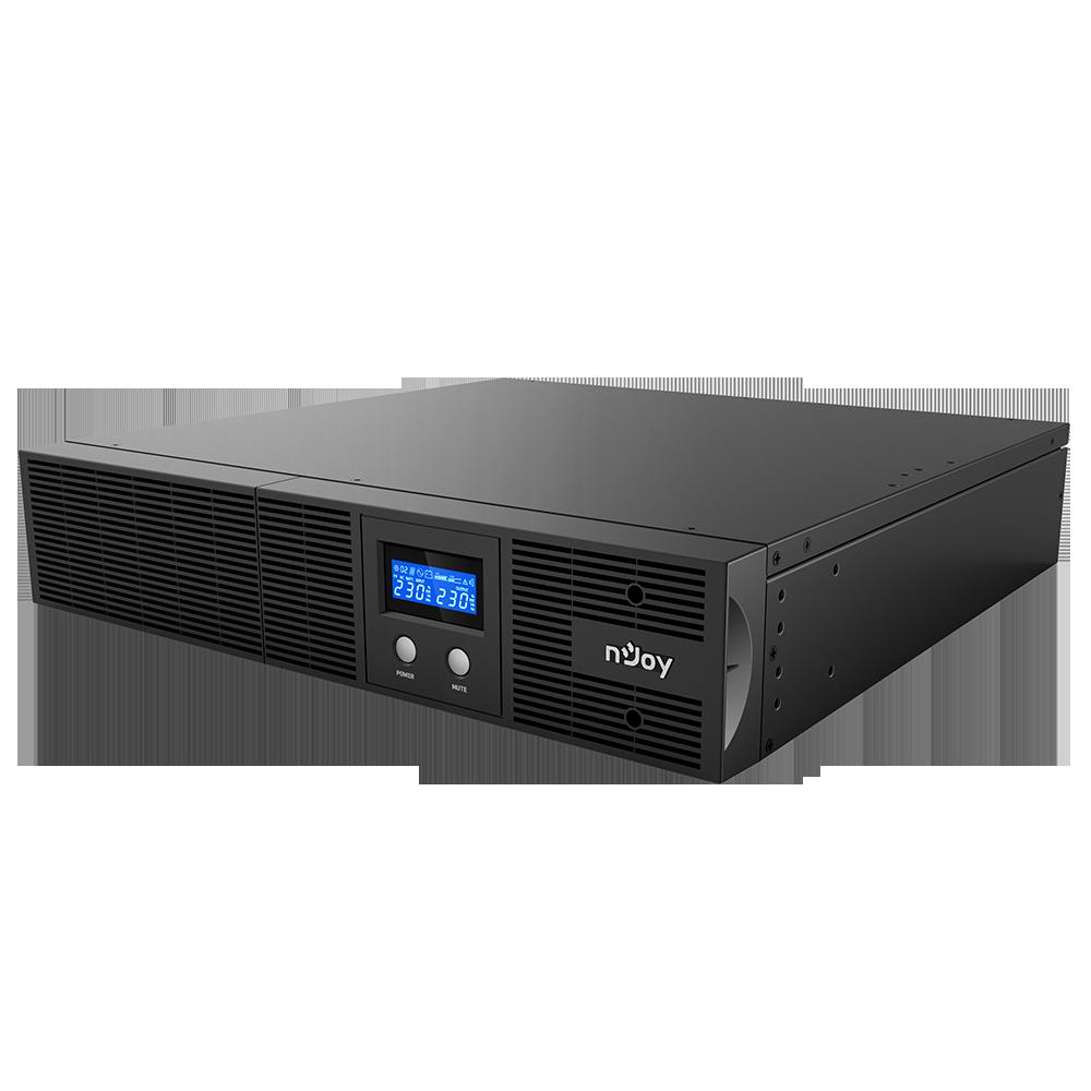 UPS nJoy Argus 3000, 1800W, LCD, USB, Rackmount 2U - imaginea 2