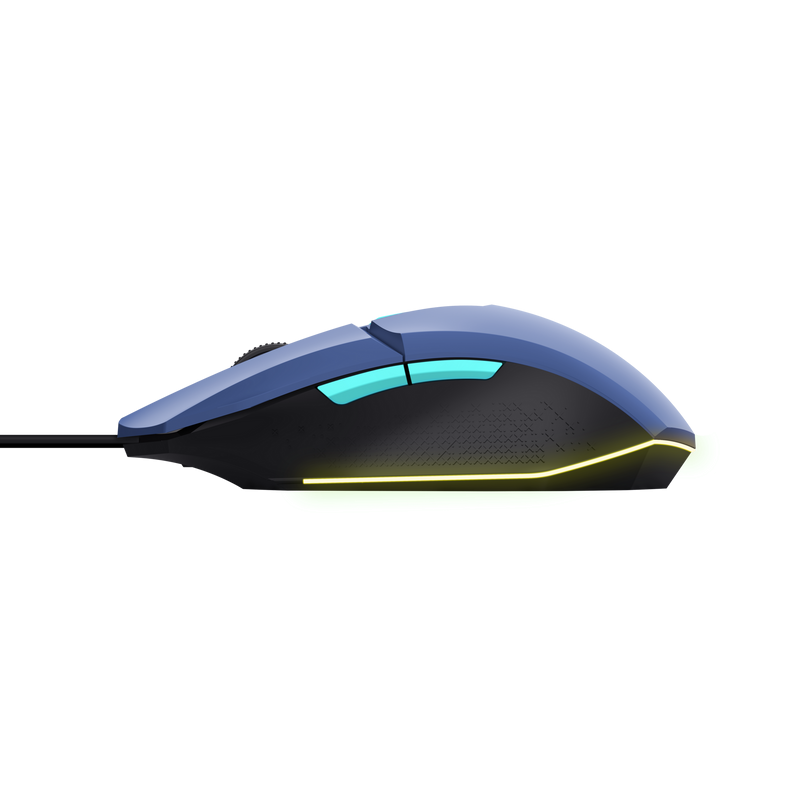 Mouse Gaming Trust GXT109B FELOX, 6400 DPI, Albastru - imaginea 3