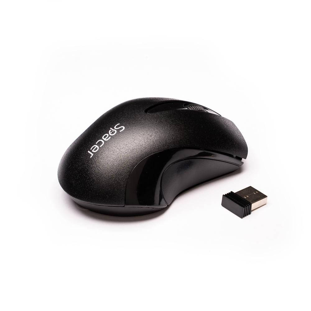 Mouse Wireless SPACER SPMO-W12, 1001  2000 dpi, Negru - imaginea 3