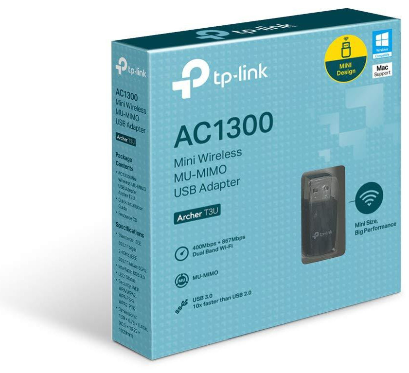 Adaptor Wireless TP-LINK Archer T3U, WIFI 5, Dual Band - imaginea 1