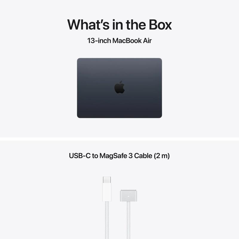 MacBook Air 13.6" Retina/Apple M5 (CPU 10-core, GPU 10-core, NeuralEngine16-core)/24GB/512GB - Midnight - INT KB (No Adapter) - 2026  (CTO from MDHE4RO/A) - imaginea 3