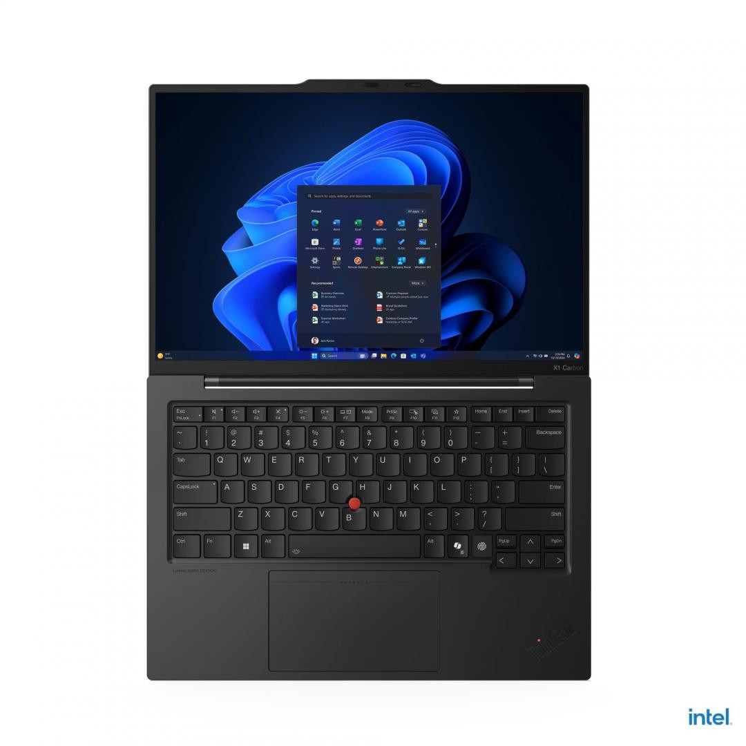 Laptop Business Lenovo ThinkPad X1 Carbon Gen 13 Aura Edition, cu procesor Intel Core Ultra 7 255U, 14'' OLED, 32 GB LPDDR5x, 1 TB, Intel Graphics, Windows 11 Pro, 3 ani Garantie - imaginea 9