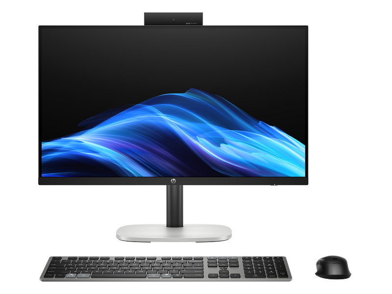 All-in-One Business HP ProStudio 4 G1i cu procesor Intel Core Ultra 5 225T pana la 4.9 GHz, 24 inch, FHD, 16 GB, Intel Graphics, Windows 11 Pro, Black, 3 ani Garantie - imaginea 1