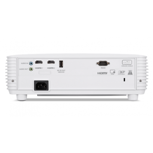 Videoproiector ACER H6546Ki, FHD 1920* 1080, up to WUXGA 1920* 1200, 5.200 lumeni/ 4.160 lumeni ECO, 16:9/ 4:3, 10.000:1, zoom 1.1x, dimensiune maxima imagine 305", distanta maxima de proiectie 10 m, boxa 3W, lampa 5.000 ore/ 12.000 ore extremeco, 27 dB, 2.95 kg, 2* HDMI, PC audio in/ out, USB - imaginea 2