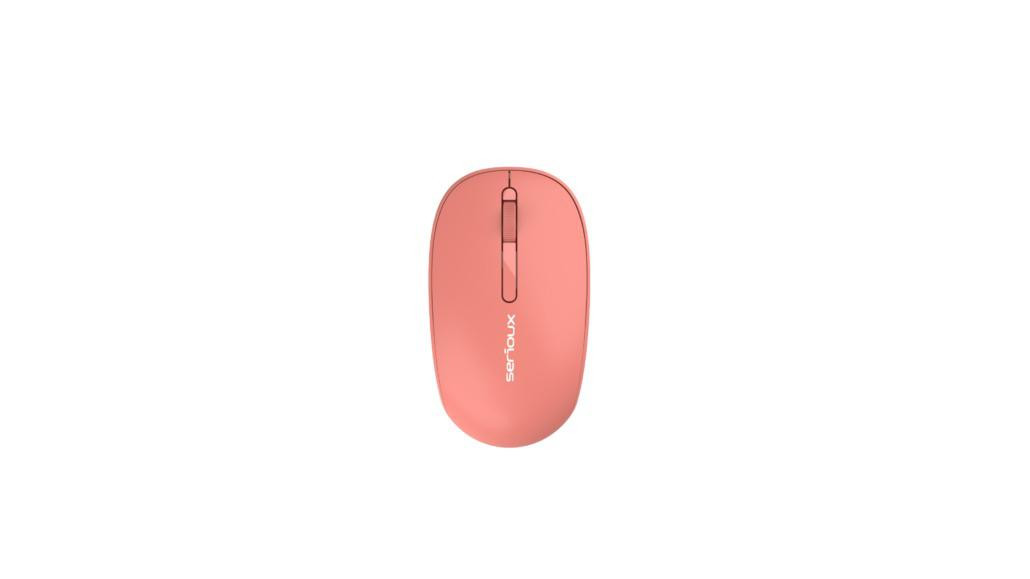 Mouse Serioux Spark 215 Wireless Portocaliu, Senzor: Optic, DPI: 1000, conexiune: Dongle USB 2,4 GHz, banda de frecventa: 2,4 GHz, click silentios, alimentare: 1 baterie AA inclusa, 1,5 V, cerințe OS: Win, Mac, Vista - imaginea 1