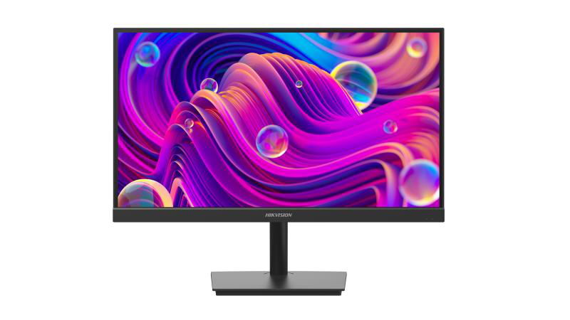 Monitor Hikvision DS-D5022F2-1V2S, 21.5 inch FHD IPS 100Hz, 8 bit LVDS FHD (1920 × 1080) display, backlight: E-LED, luminozitate: 250 cd/m², interfata: HDMI SI VGA, alimentare: DC 12V, 2.0A, dimensiuni: cu baza: 493.26 (W) mm × 393.45 (H) mm × 185.74 (D) mm, fara baza: 493.26 (W) mm × 290.13 (H) mm - imaginea 1