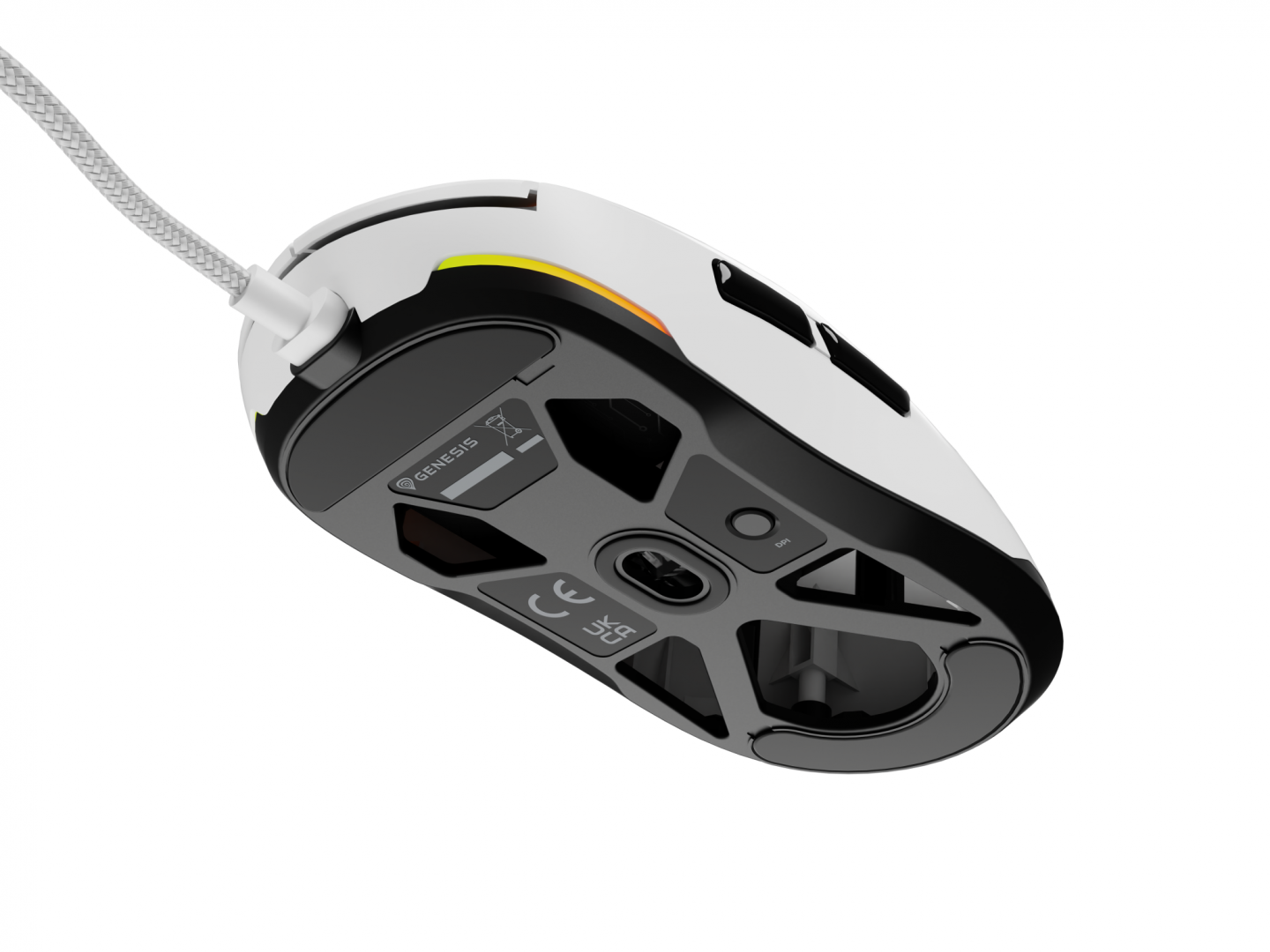 Mouse Gaming GENESIS Krypton 660, 12000 DPI, Alb - imaginea 10