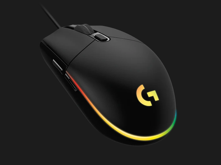 Mouse Gaming Logitech G203 LIGHTSYNC, 8000 dpi, Negru - imaginea 1