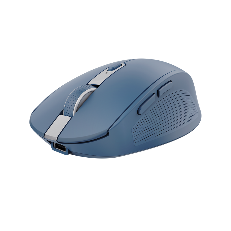 Mouse Wireless Trust Ozaa, 3200 DPI, Albastru - imaginea 1