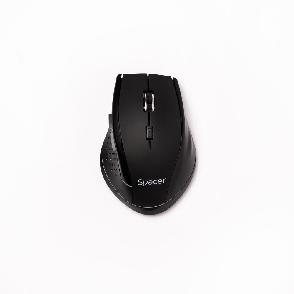 Mouse Wireless SPACER SPMO-W02, 1600 dpi, Negru - imaginea 2