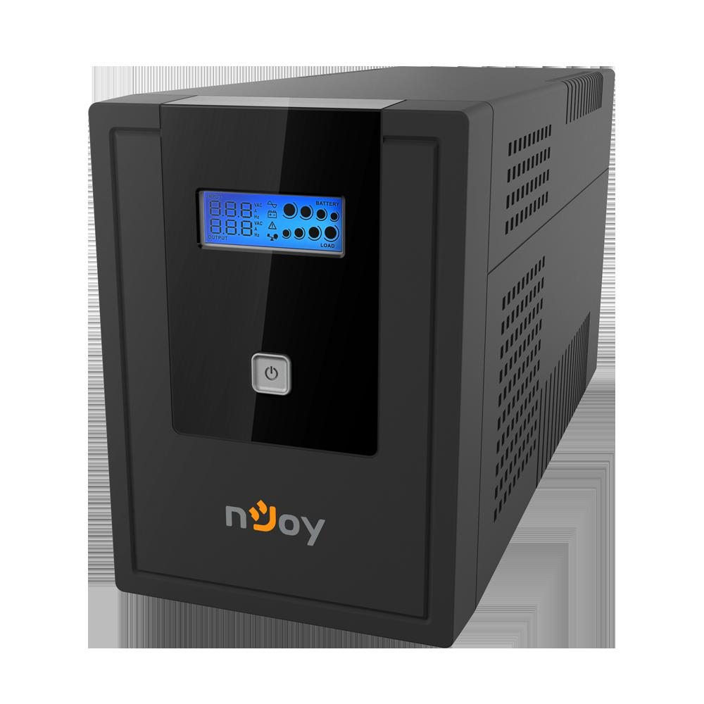 UPS nJoy Cadu 1500, 1500VA/900W, Afisaj LCD cu ecran tactil, 4 x prize Schuko - imaginea 1