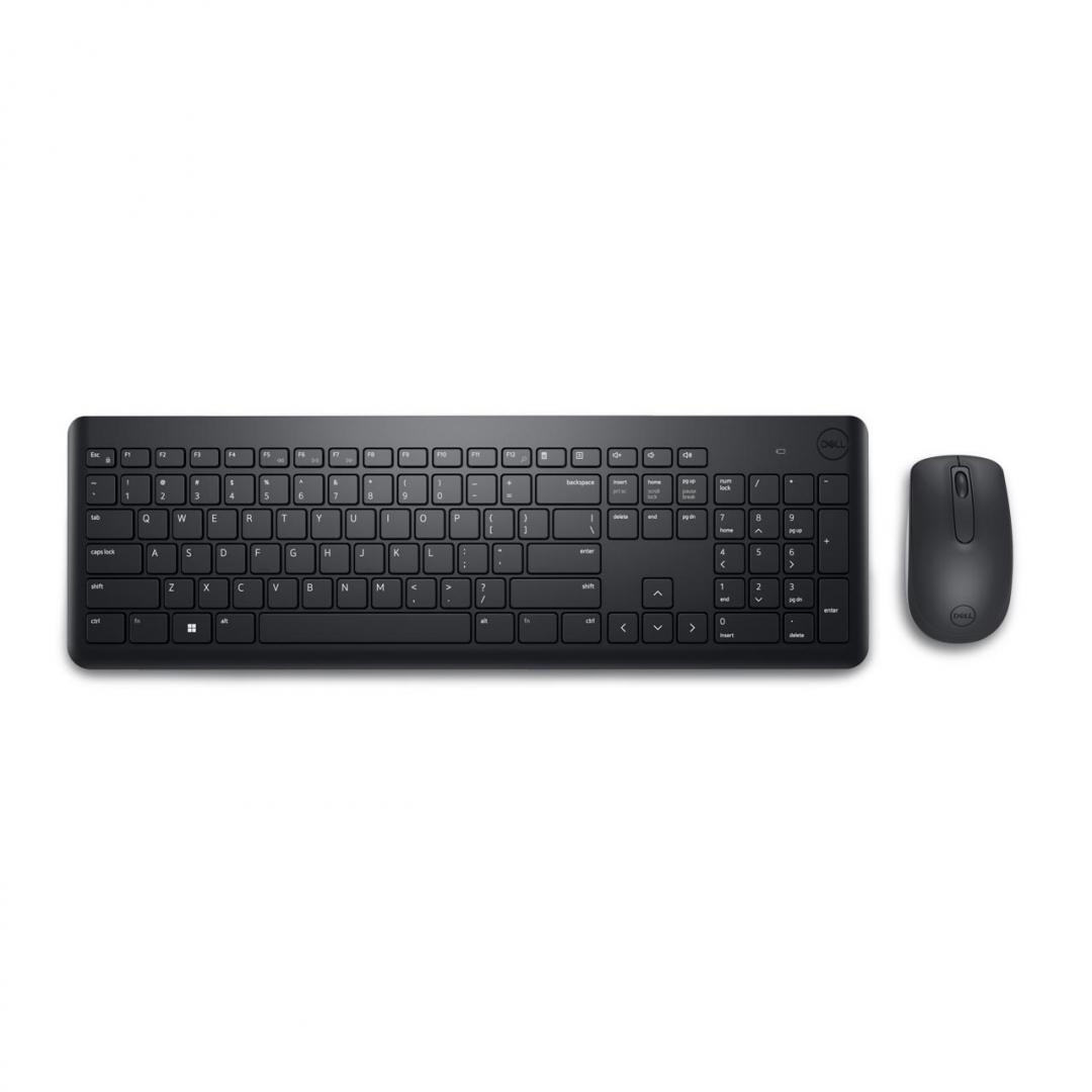 Kit Wireless tastatura si mouse Dell KM3322W, taste numerice, Negru - imaginea 9