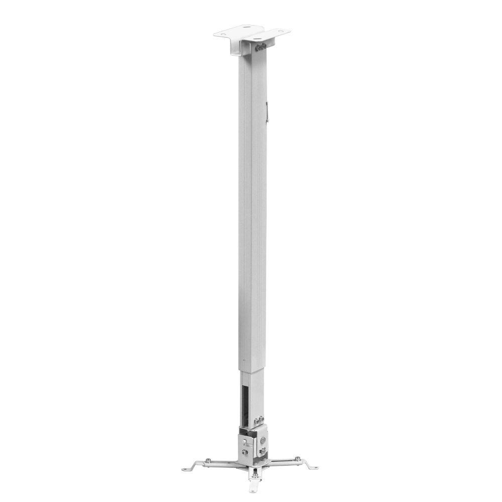 Suport de tavan telescopic Sopar Tapa White 23060, inaltime reglabila intre 70-120 cm, suporta pana la 12 kg, grad de inclinare de +/- 20° | +/- 10°, rotatie +/- 10°, din otel, alb - imaginea 1