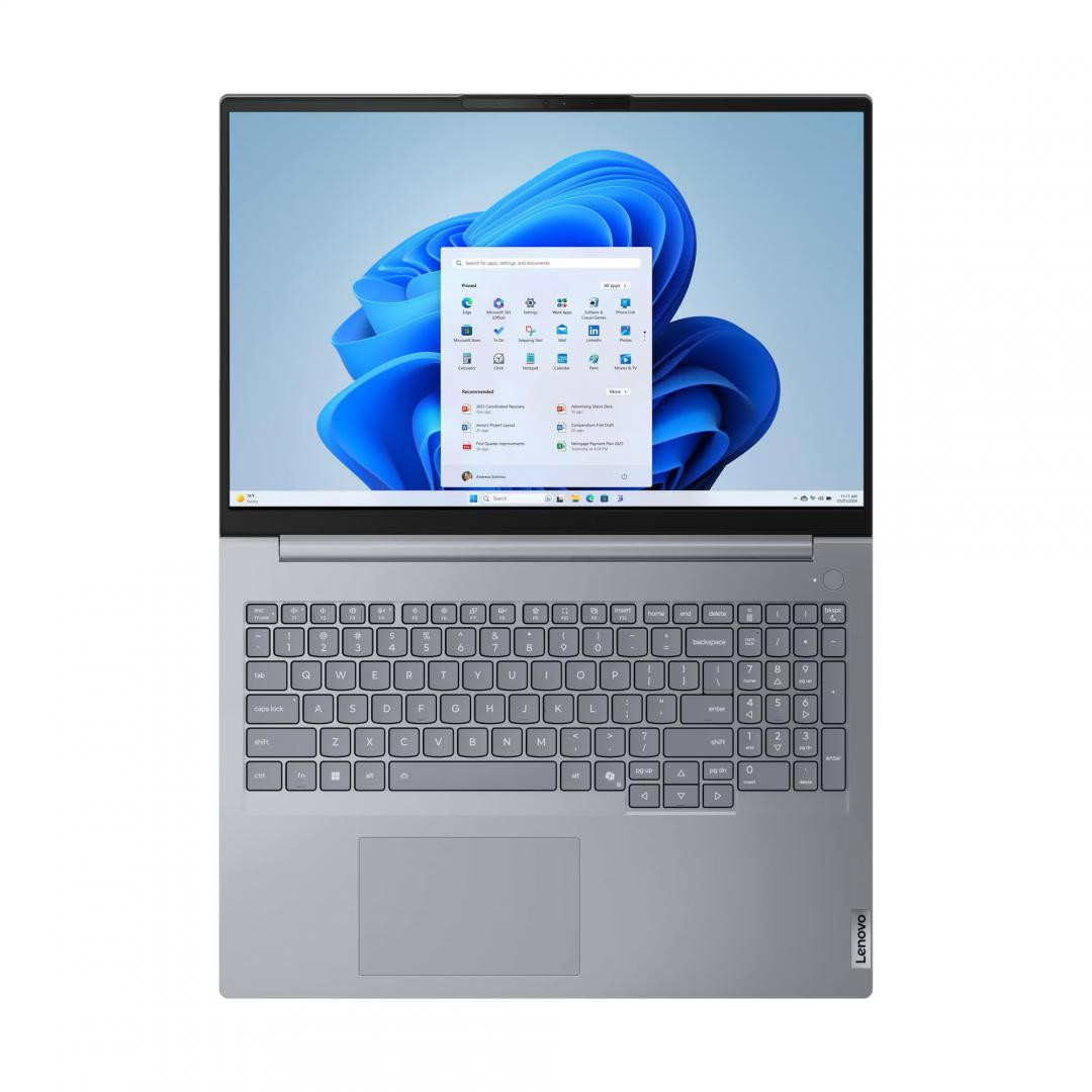 Laptop SMB Lenovo ThinkBook 16 G9 IRL, cu procesor Intel Core 5 210H, 16'' IPS, 32 GB DDR5, 1 TB, Intel Graphics, Windows 11 Pro, 3 ani Garantie - imaginea 7