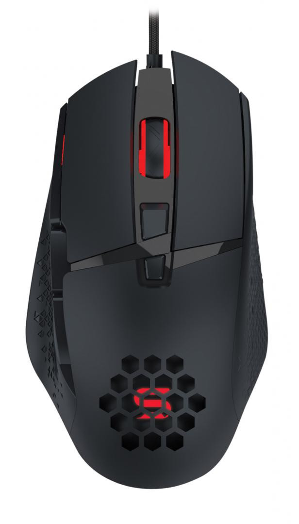Mouse gaming Serioux Tobis, Senzor Sunplus 192, 1000-6400 DPI, switch HUANO, pana la 20 milioane de click-uri, 8 Butoane, 3 moduri de iluminare RGB, cablu USB 1.5M, plug and play, compatibil cu Windows 2000/XP/9X/VISTA/7/8/10 - imaginea 1