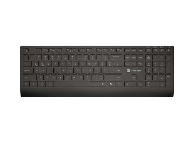 Kit Wireless tastatura si mouse NATEC STINGRAY 2, Negru - imaginea 3