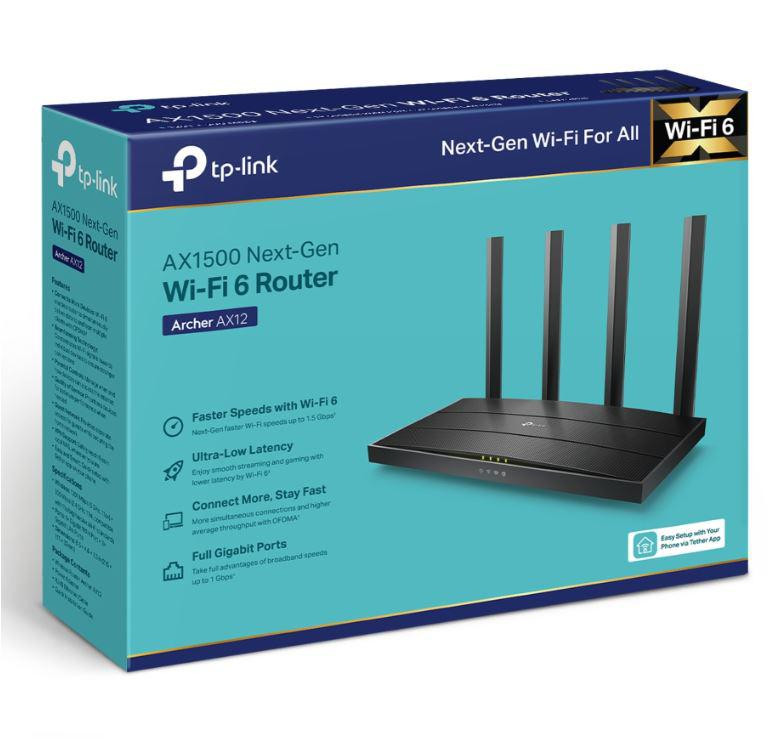 Router wireless TP-LINK Archer AX12, WIFI 6, Dual Band - imaginea 4