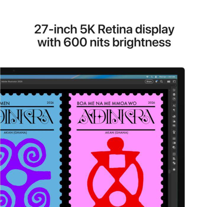 Apple Studio Display - 27" Retina 5K - Standard Glass with VESA Mount Adapter (Stand not included) - imaginea 5