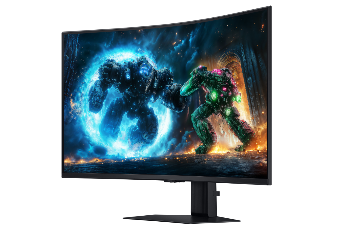 Monitor Samsung 37" LS37FG750EUXEN, Curvature: 1000R, Diagonal (inch): 37, Diagonal (cm): 93, Aspect ratio: 16:9, Panel: VA, Resolution: 3840x2160, Refresh Rate: 165Hz, Response time GtG: 1ms, Brightness (max): 350 cd/m², Contrast (static) : 3000:1, Viewing angle: 178/178, Color Gamut Type: DCI-P3 - imaginea 3