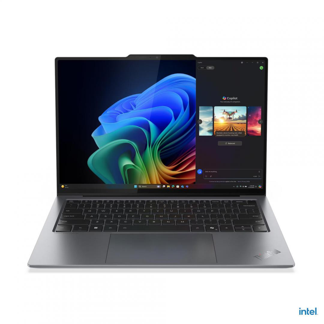 Laptop Business Lenovo ThinkPad X9-14 Gen 1, cu procesor Intel Core Ultra 7 258V, 14'' OLED, 32 GB LPDDR5x, 1 TB, Intel Arc Graphics 140V, Windows 11 Pro, 3 ani Garantie - imaginea 6