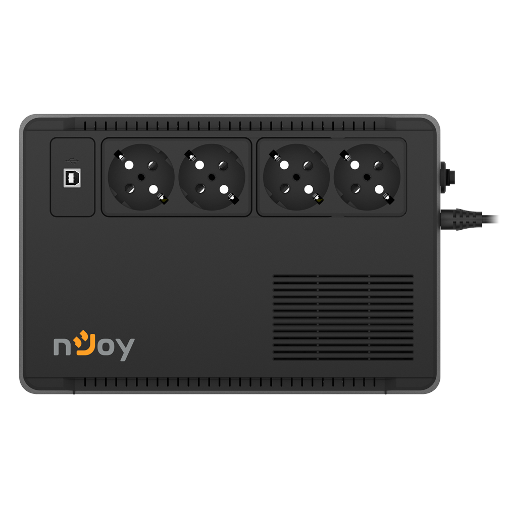 UPS nJoy Soter 600, 600VA/ 360W, 4 Prize Schuko cu protectie - imaginea 4