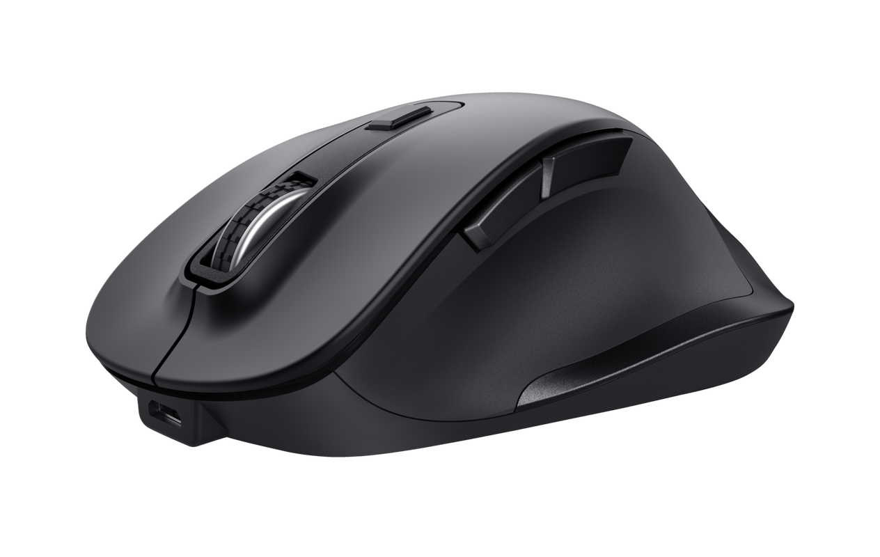 Mouse Wireless TRUST Fyda, 2400 dpi, Negru - imaginea 2
