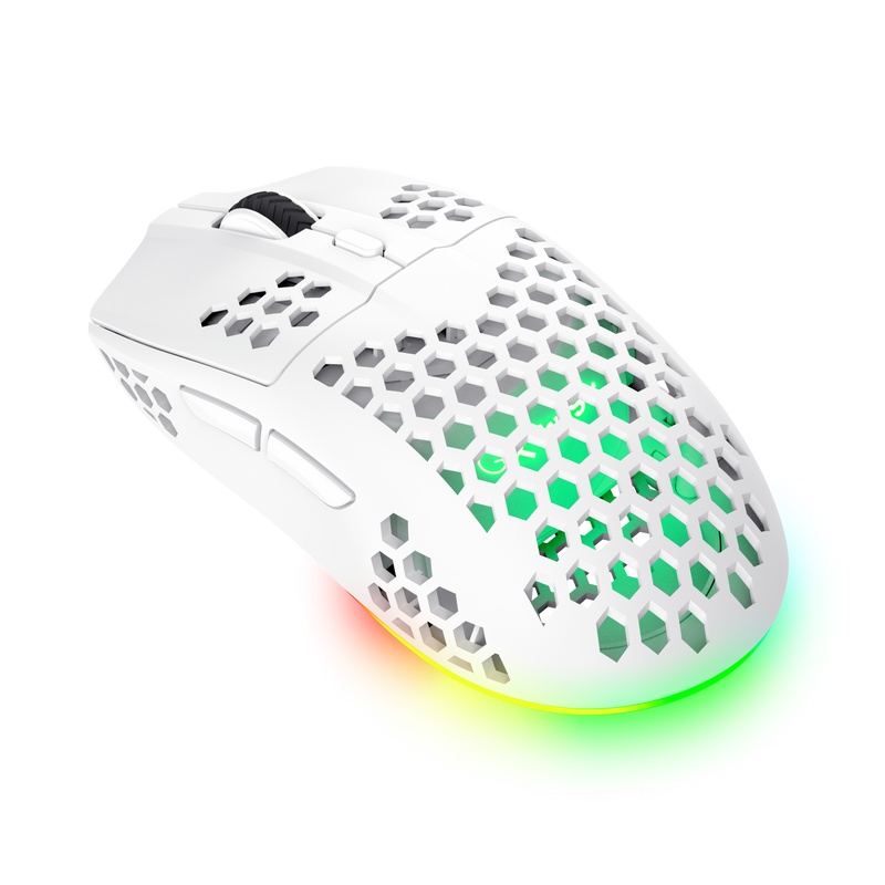 Mouse Gaming Wireless Trust GXT 929 Helox, 4800 dpi, Alb - imaginea 2