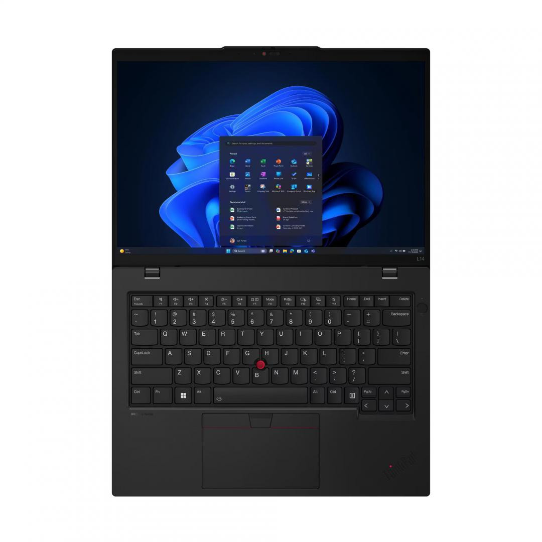 Laptop Business Lenovo ThinkPad L14 Gen 6, cu procesor AMD Ryzen 7 PRO 250, 14'' IPS, 32 GB DDR5, 1 TB SSD, AMD Radeon 780M, Windows 11 Pro, 3 ani Garantie - imaginea 8
