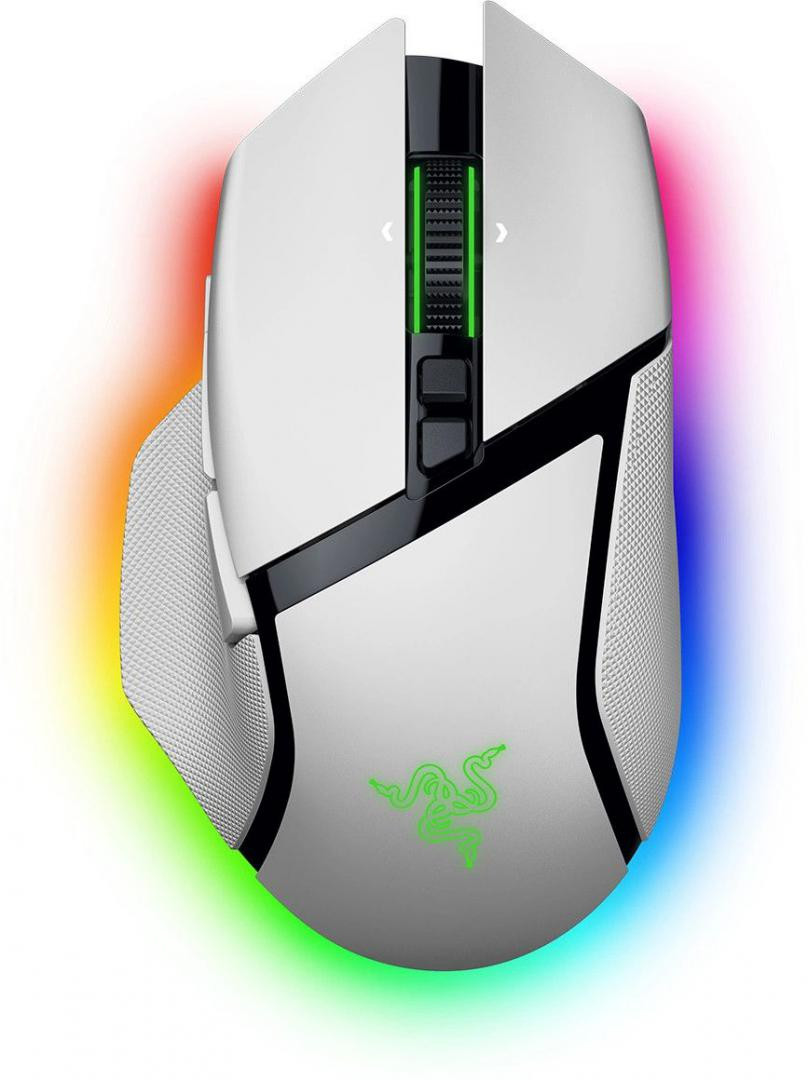 Mouse Gaming Wireless Razer Basilisk V3 Pro 35K, 35000 DPI, Alb - imaginea 1
