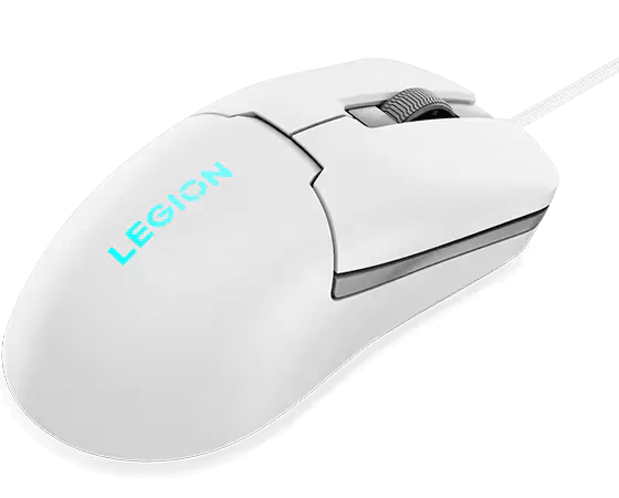 Mouse Gaming Lenovo Legion M300s, 8000 DPI, Alb - imaginea 3