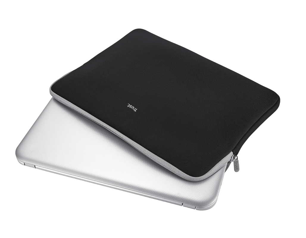 Geanta laptop Trust Primo Soft Sleeve, Negru, 2 ani Garantie - imaginea 2