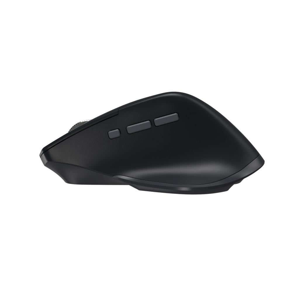 Mouse Serioux Apex 166 Wireless reincarcabil USB-C, Negru, senzor: Optic, DPI: 800/ 1200/1600/ 2400, conexiune: Dongle USB 2,4 GHz, banda de frecventa: 2,4 GHz, click silentios, design ergonomic, baterie integrată litiu de 500 mAh, cerințe OS: Win, Mac, Vista - imaginea 3