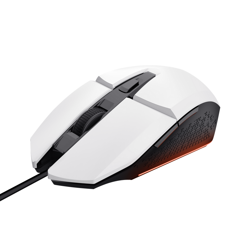 Mouse Gaming Trust GXT 109W Felox, 6400 DPI, alb - imaginea 3