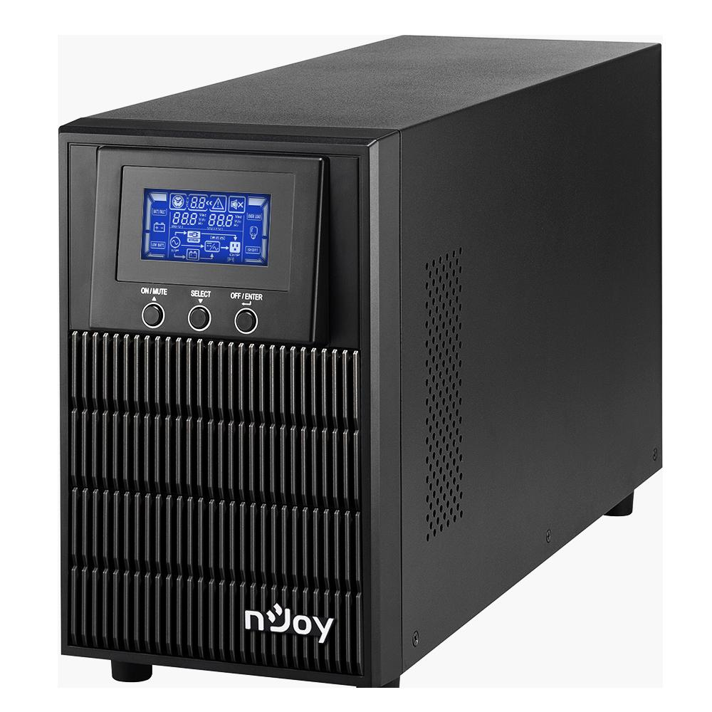 UPS nJoy Aten PRO 1000, 800W, LCD, USB, Tower - imaginea 1