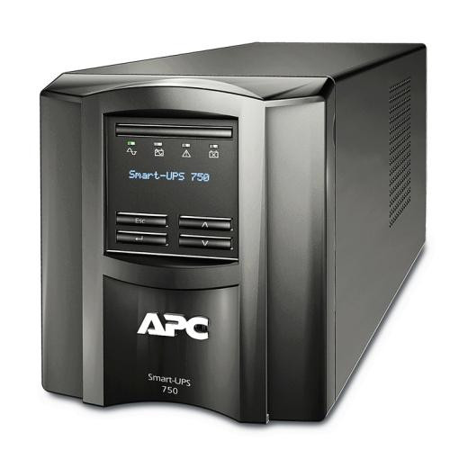 UPS APC SMT750IC, 500W, LCD, USB, Tower - imaginea 1