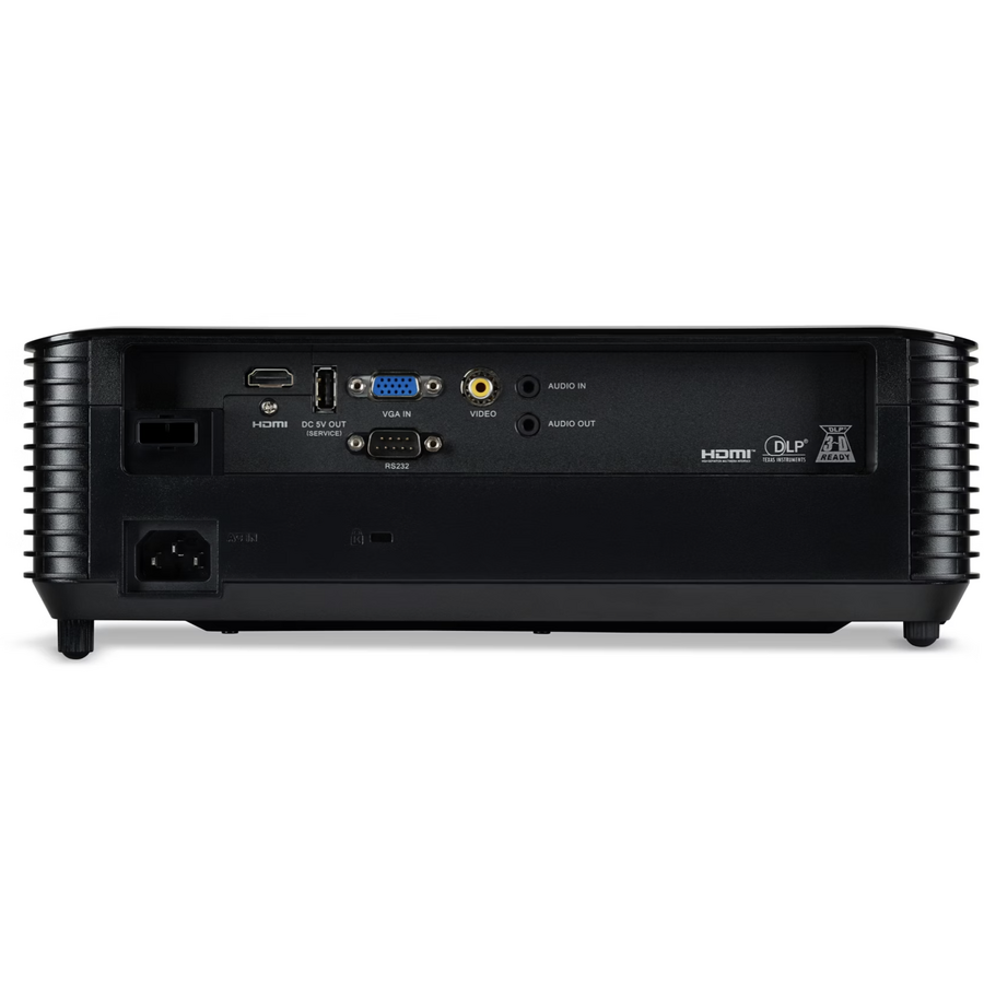 Videoproiector Acer X1328ic, WXGA 1280*800, up to WUXGA 1920*1200, 5.000 lumeni, 16:9/ 16:10/ 4:3, 20.000:1, diagonala maxima 300", distanta maxima de proiectie 10 m, boxa 3W, lampa 5.000 / 15.000 ore, 27 dB, 2.4 kg, D-sub, 2* HDMI, PC audio in/ out, composite video, DC Out (5V/1A, USB Type A) - imaginea 2