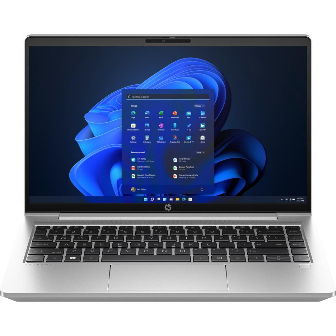 Laptop SMB HP ProBook 440 G10, cu procesor Intel Core i7 1355U, 14'' IPS, 16 GB DDR4, 512 GB, Intel Iris Xe Graphics, Windows 11 Pro, 2 ani Garantie - imaginea 1