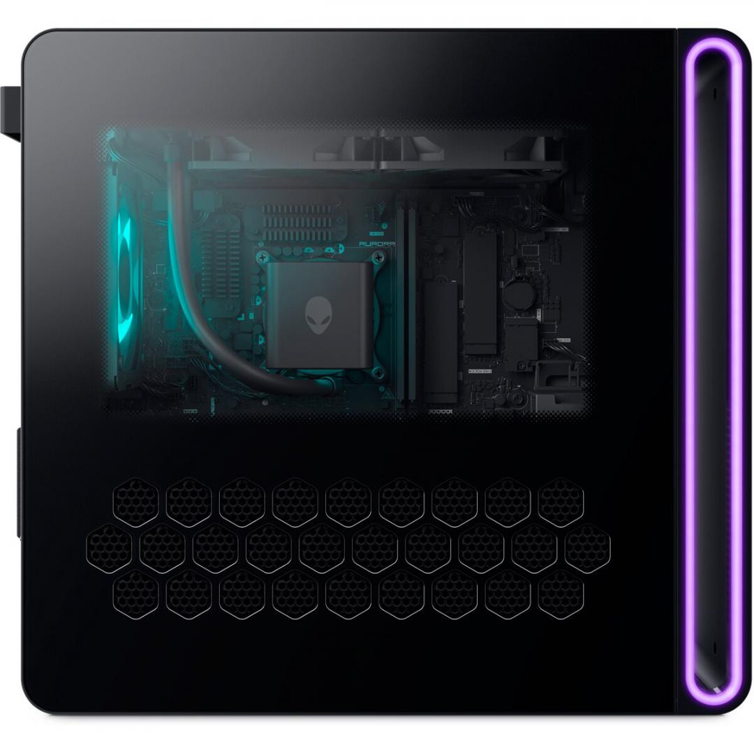 Desktop Gaming Dell Alienware Aurora ACT1250 cu procesor Intel Core Ultra 9 U9-285K pana la 5.7 GHz, 64 GB DDR5, 4TB SSD, RTX 5080, Windows 11 Pro, Black, 3 ani Garantie - imaginea 5