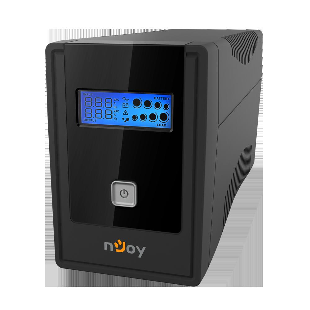 UPS nJoy Cadu 650, 650VA/360W, Afisaj LCD cu ecran tactil, 2 x prize Schuko - imaginea 1