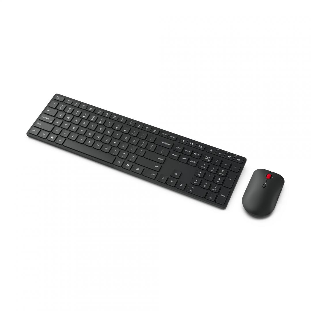 Mouse Wireless Lenovo 4X31S04810, 2000  10000 dpi, Negru - imaginea 2
