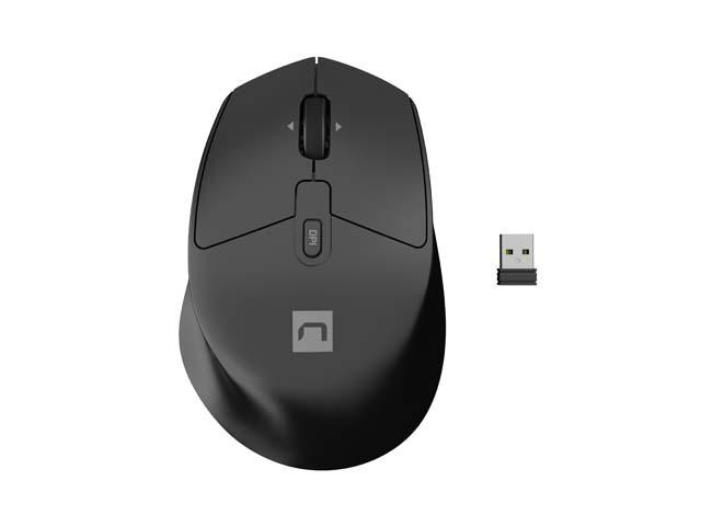 Kit Wireless tastatura si mouse NATEC STINGRAY 2, Negru - imaginea 4